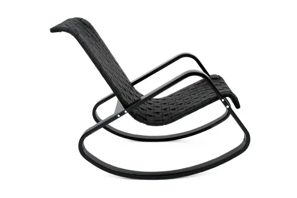 Кресло-качалка Дженни эко-кожа  (GT) Выставочный образец - интернет магазин Масса Мебель