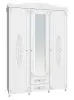 Шкаф для одежды трехдверный Ассоль с зеркалом (COM)