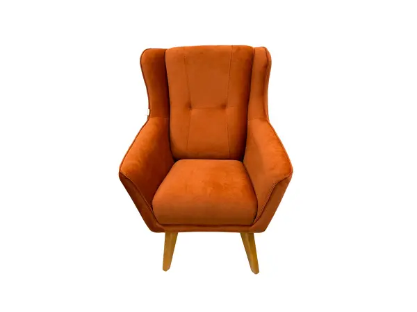 Кресло Bella велюр (Турция) (Оранжевый)