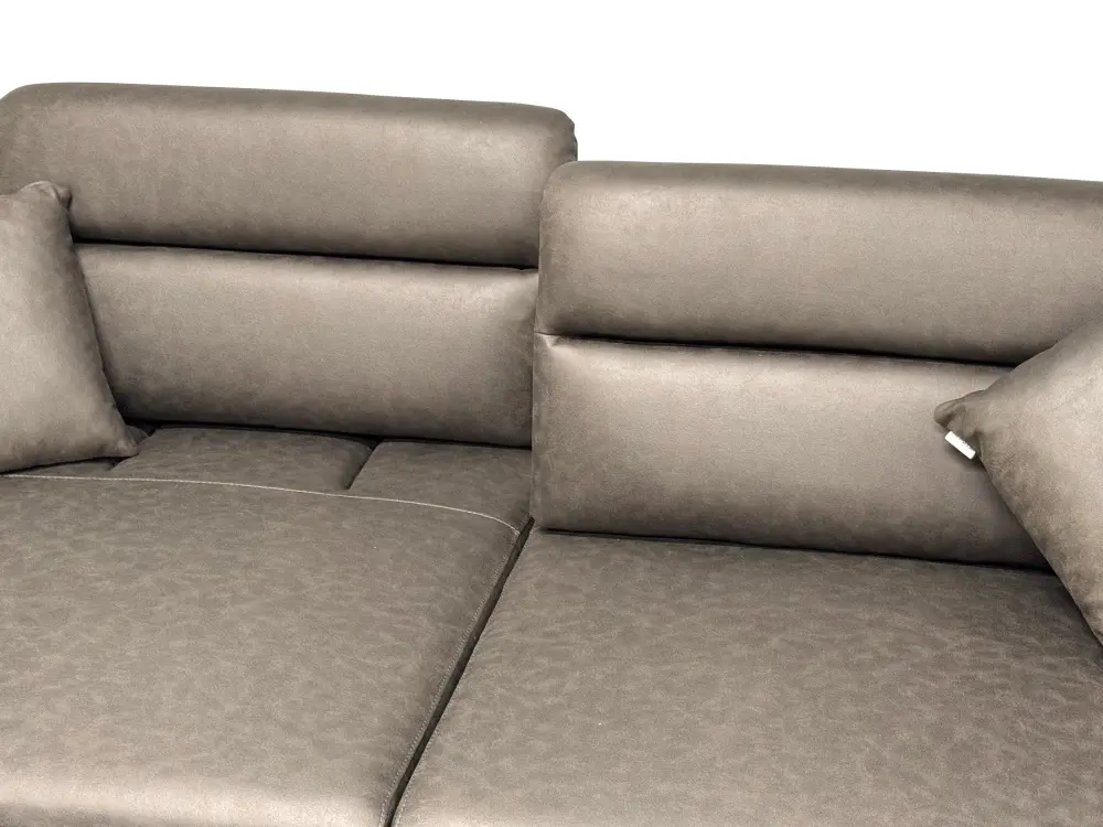 Диван прямой Fly 3 Seather (Турция) (Черный)