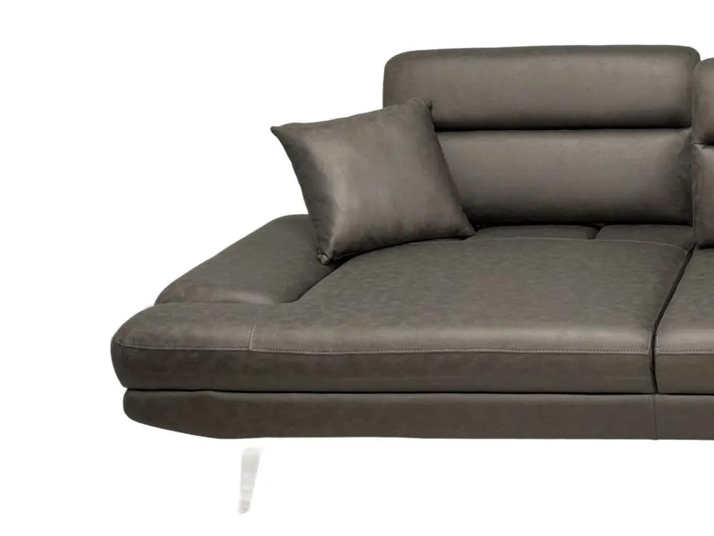 Диван прямой Fly 3 Seather (Турция) (Черный)