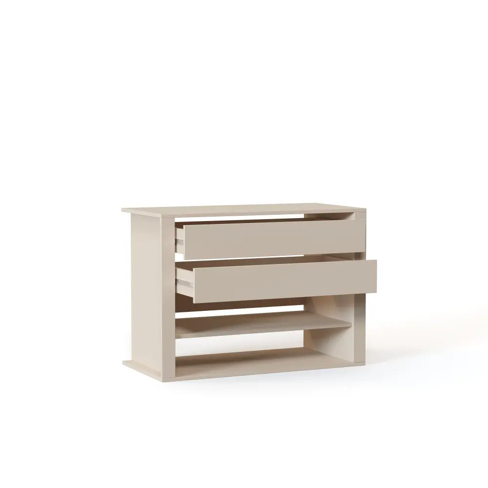 NEO Блок с двумя ящиками и полкой 966х696х480 Кроношпан Кашемир 5981 BS | Интернет магазин Масса Мебель