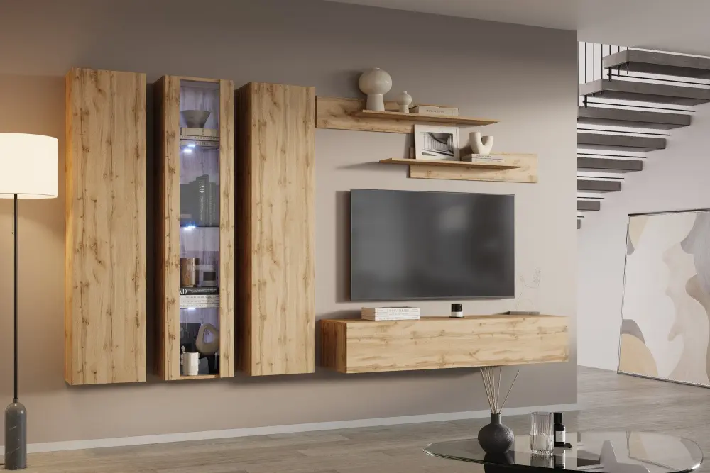 Шкаф навесной Point Т-40 Дуб вотан (NK) - интернет магазин Масса Мебель