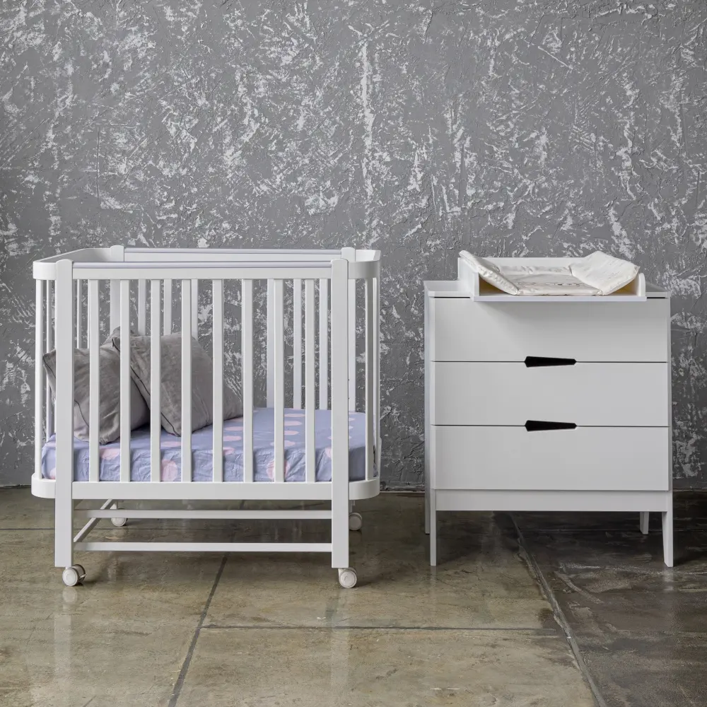 Кроватка трансформер Terra белый (ANT) | Интернет магазин Масса Мебель