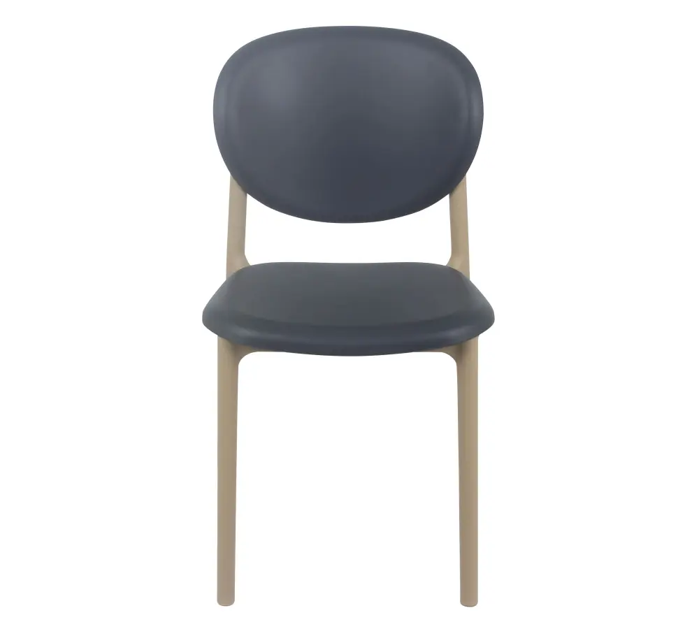 Стул пластиковый  SHT-S180 серый / бежевый  (SHF) | Интернет магазин Масса Мебель