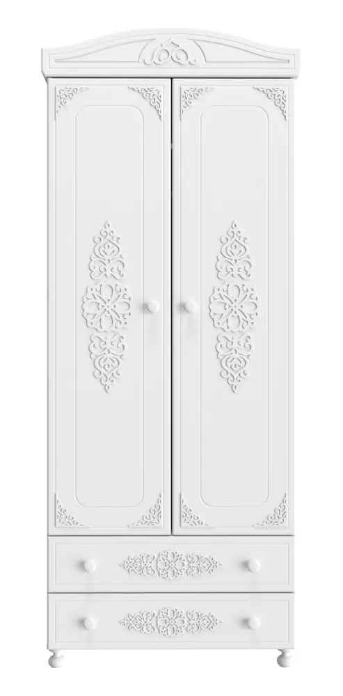 Шкаф для одежды двухдверный Ассоль (COM) - интернет магазин Масса Мебель