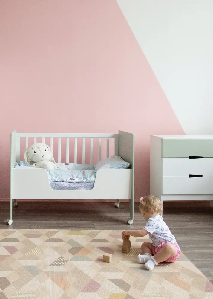 Кроватка-стол Mia белый/шалфей (ANT) | Интернет магазин Масса Мебель