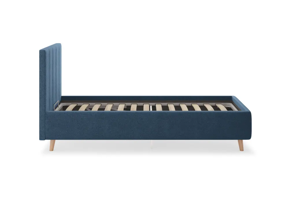 Кровать мягкая односпальная Alma 80/90/120 рогожка (SM) | Интернет магазин Масса Мебель