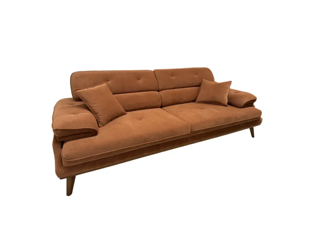 Диван прямой Bella Tile 320, кирпичный велюр (Турция)