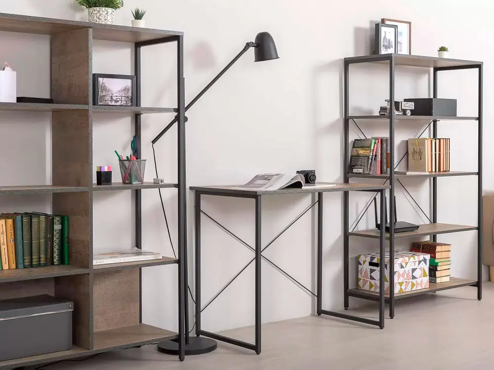 Стеллаж Трувор 13.151.01 N Гранж Песочный (Mob) | Интернет магазин Масса Мебель