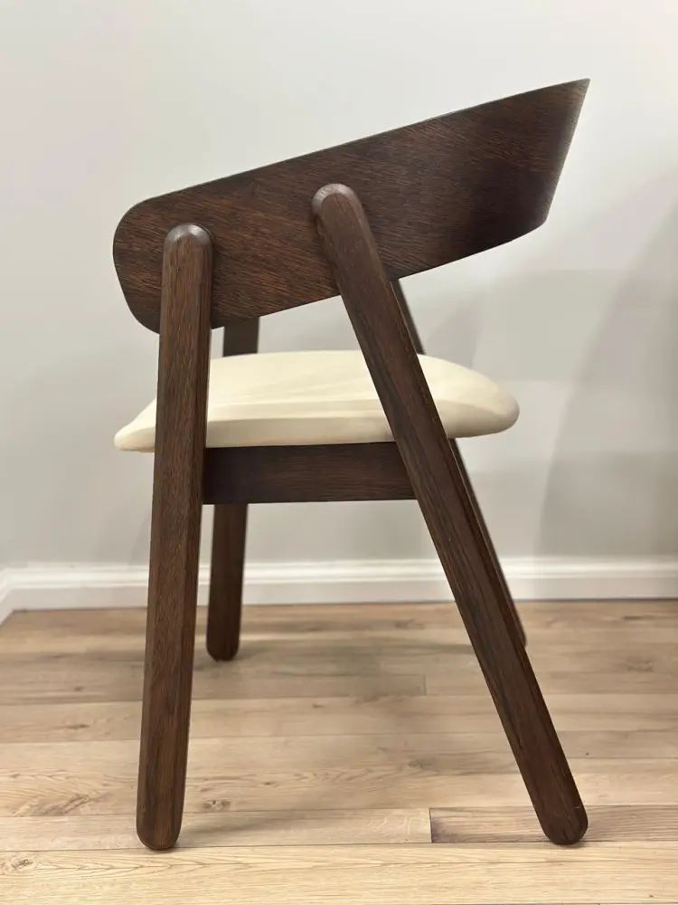 Стул Армада с обивкой сиденья крем брюле/орех бежевый (GT) Выставочный образец | Интернет магазин Масса Мебель