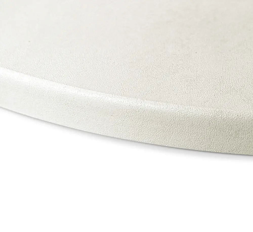 Стол обеденный овальный SHT-TU10/TT 120х80 МДФ черный металл / бетон крем (SHF) | Интернет магазин Масса Мебель