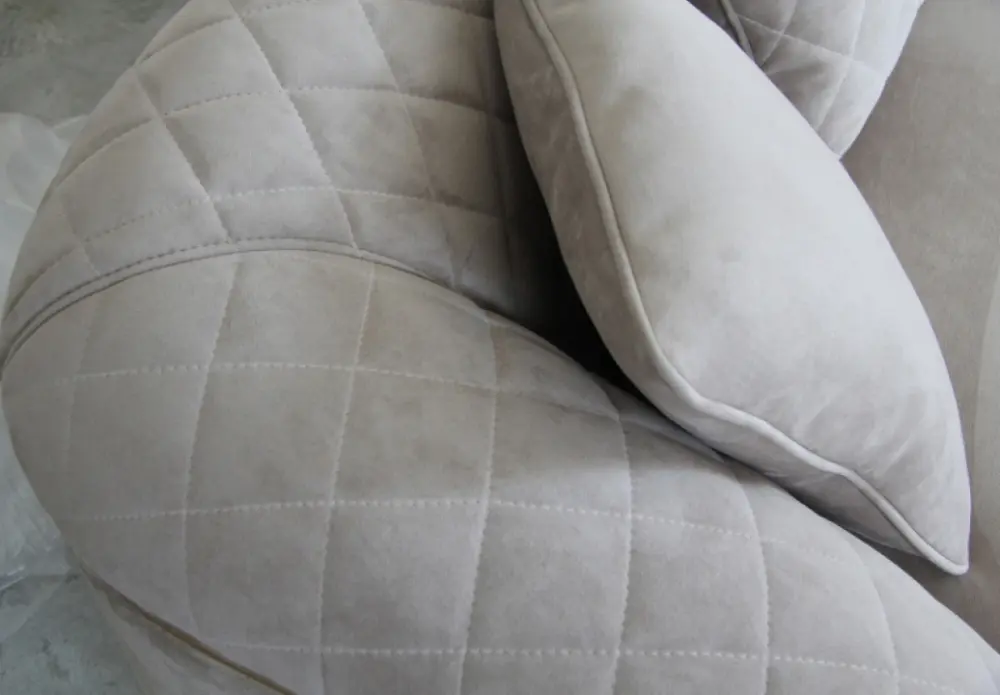 Диван прямой Бурже бежевый велюр (MAI) | Интернет магазин Масса Мебель