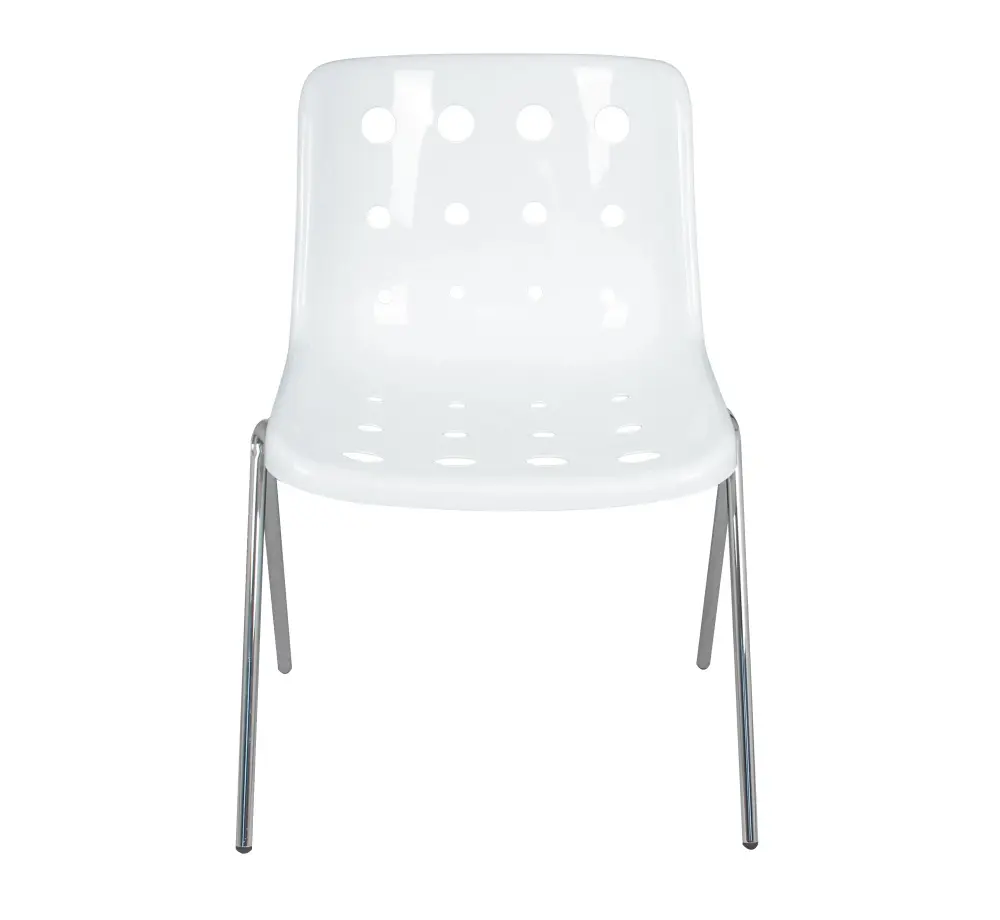 Стул твердый SHT-S179 белый / хром (SHF) снято | Интернет магазин Масса Мебель