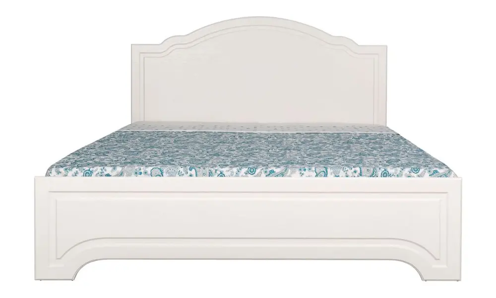 Кровать Ливерпуль 11.08 белый ясень/ваниль (Mob) | Интернет магазин Масса Мебель