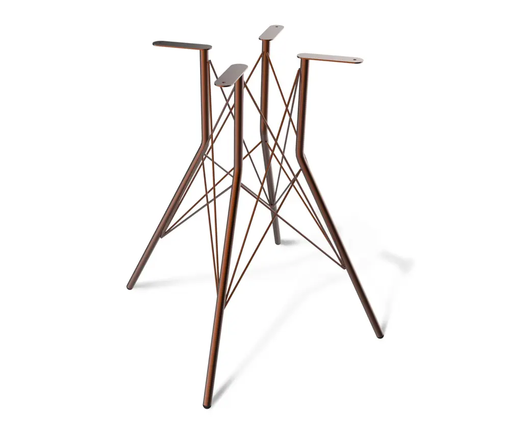 Стол обеденный квадратный SHT-T2/80/80 ЛДСП медный / венге (SHF) снято | Интернет магазин Масса Мебель