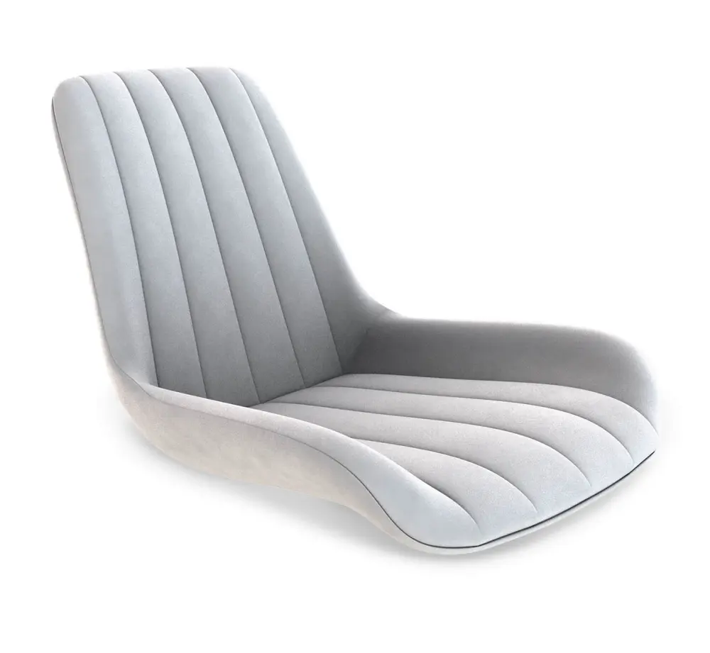 Стул мягкий SHT-ST37/S37 серое облако / черный муар (SHF) - интернет магазин Масса Мебель