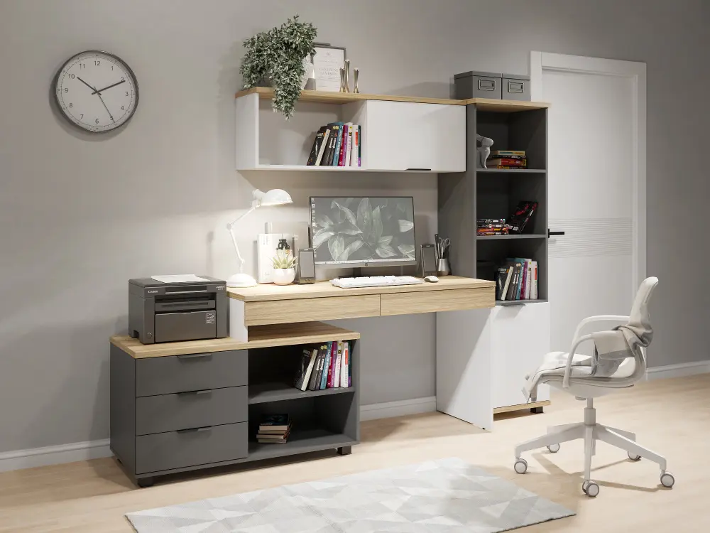 Стеллаж СкайЛайт правый (COM) | Интернет магазин Масса Мебель