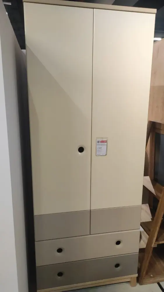 Шкаф двухстворчатый коллекция Робин Wood Лайт (POP) ВЫСТАВОЧНЫЙ ОБРАЗЕЦ 