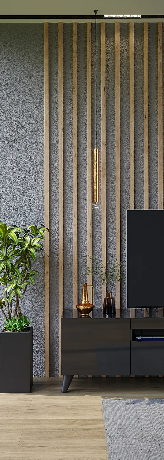 Панель стеновая Штапик Дуб Вотан, Комплект 6 шт (ЛД)