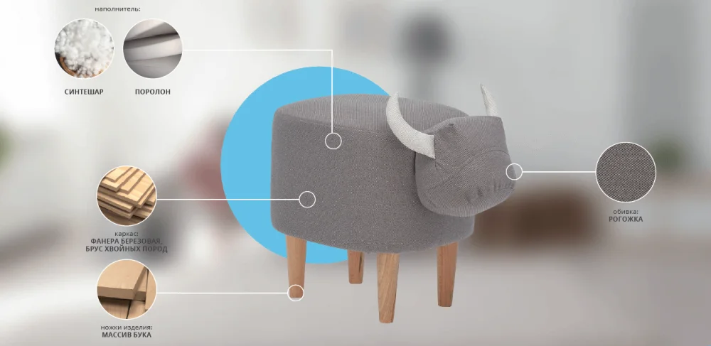 Пуф Буйвол (Buyvol) (IM) 