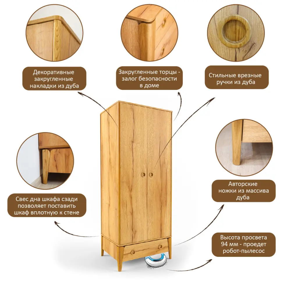 Шкаф двухстворчатый Тэль (POP) | Интернет магазин Масса Мебель