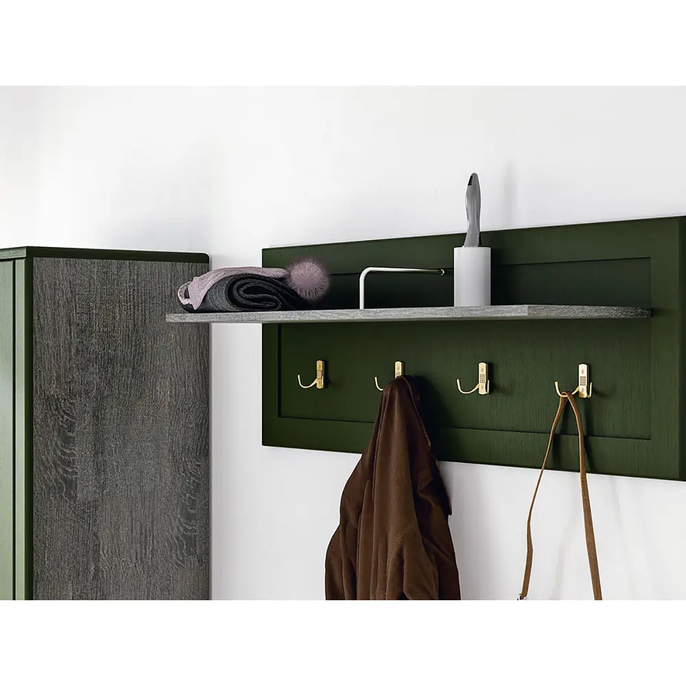 Комплект мебели в прихожую Прованс Зеленый дип (RAU) - интернет магазин Масса Мебель