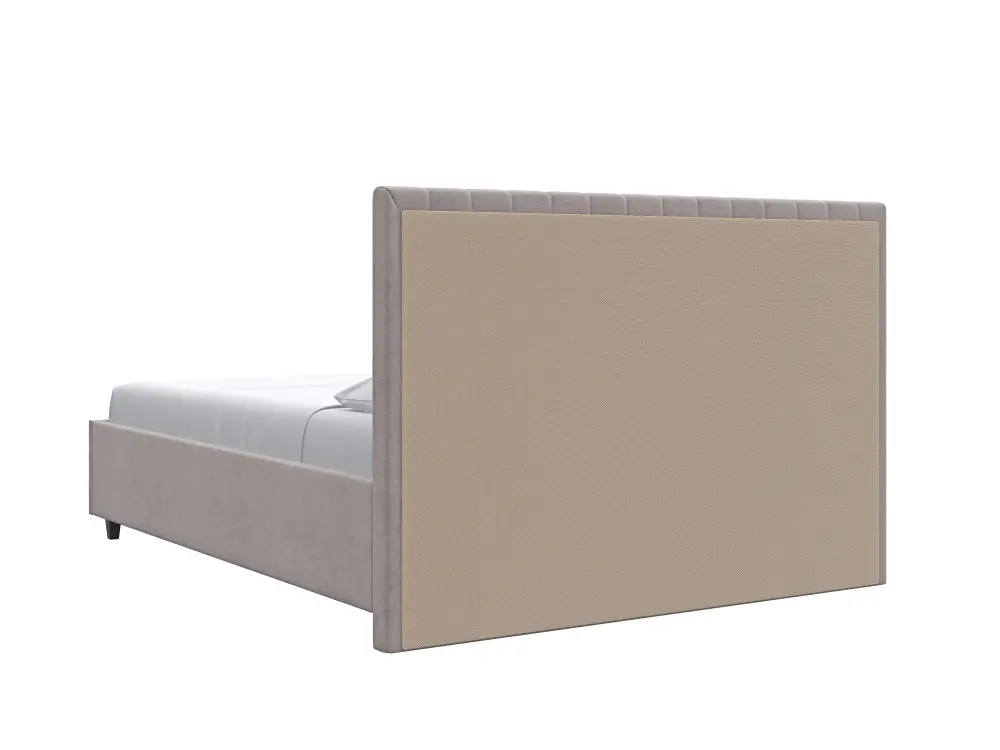 Кровать мягкая двуспальная Саманта 160х200 (MSS) (Коричневый)