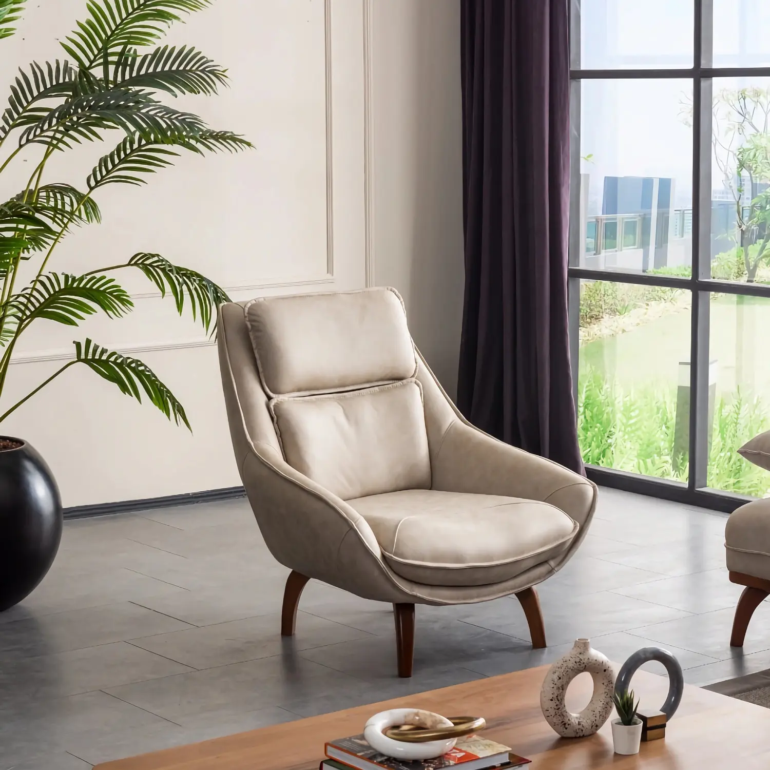 Кресло MONZA CASA 3 белый (Турция) Выставочный образец