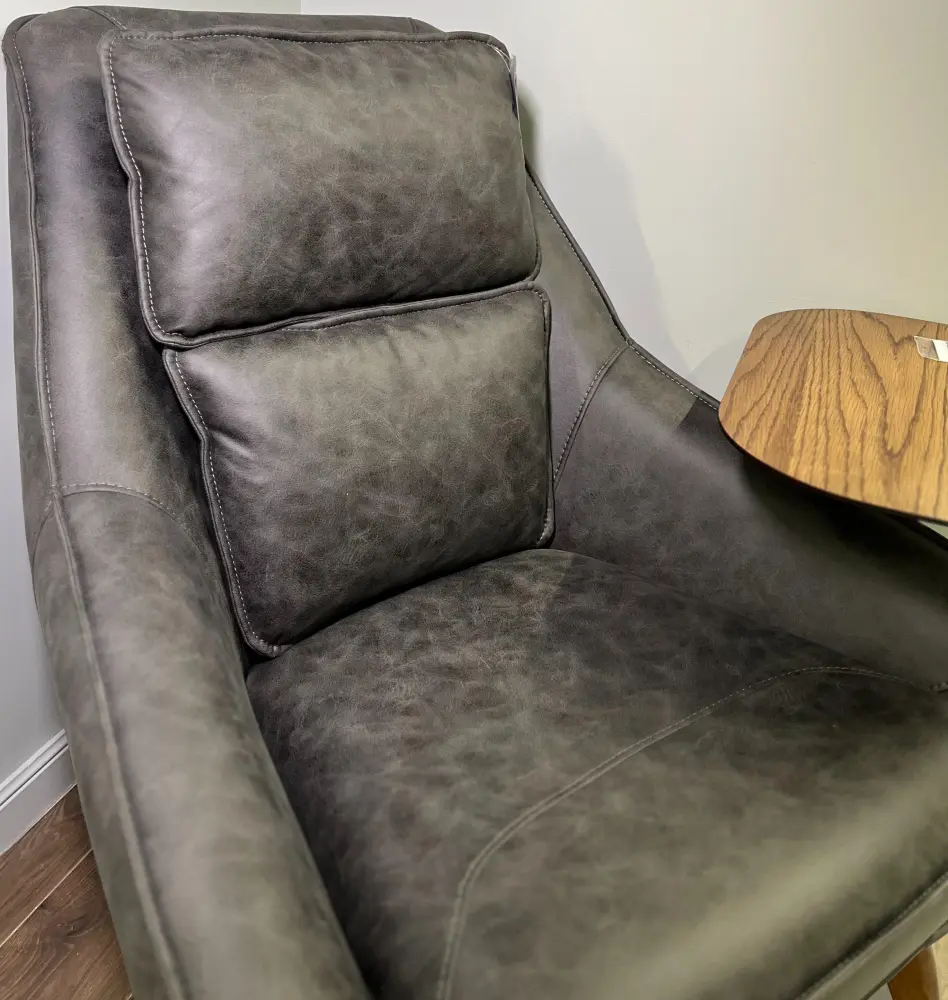 Кресло MONZA эко-замша (Турция) (Серый)