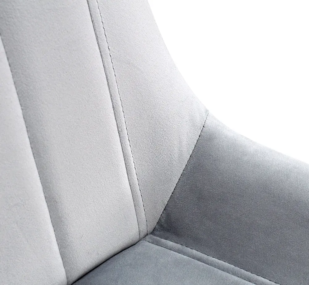 Стул мягкий SHT-ST37/S37 серое облако / черный муар (SHF) - интернет магазин Масса Мебель