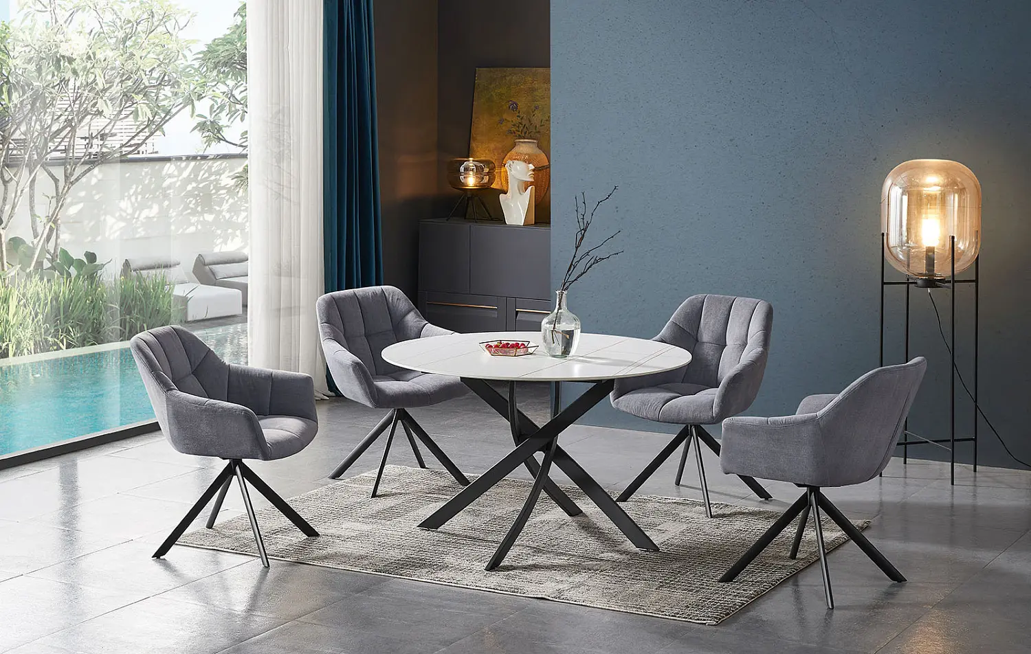 Стул мягкий Филлипс поворотный