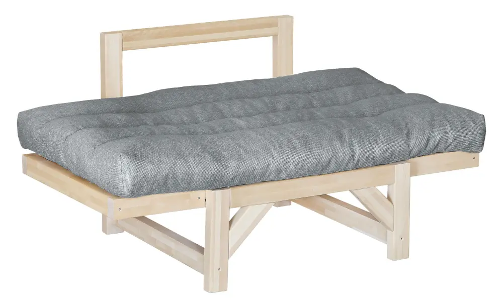 Кресло-кровать для отдыха Бинго из массива березы (Серый) (EL) | Интернет магазин Масса Мебель