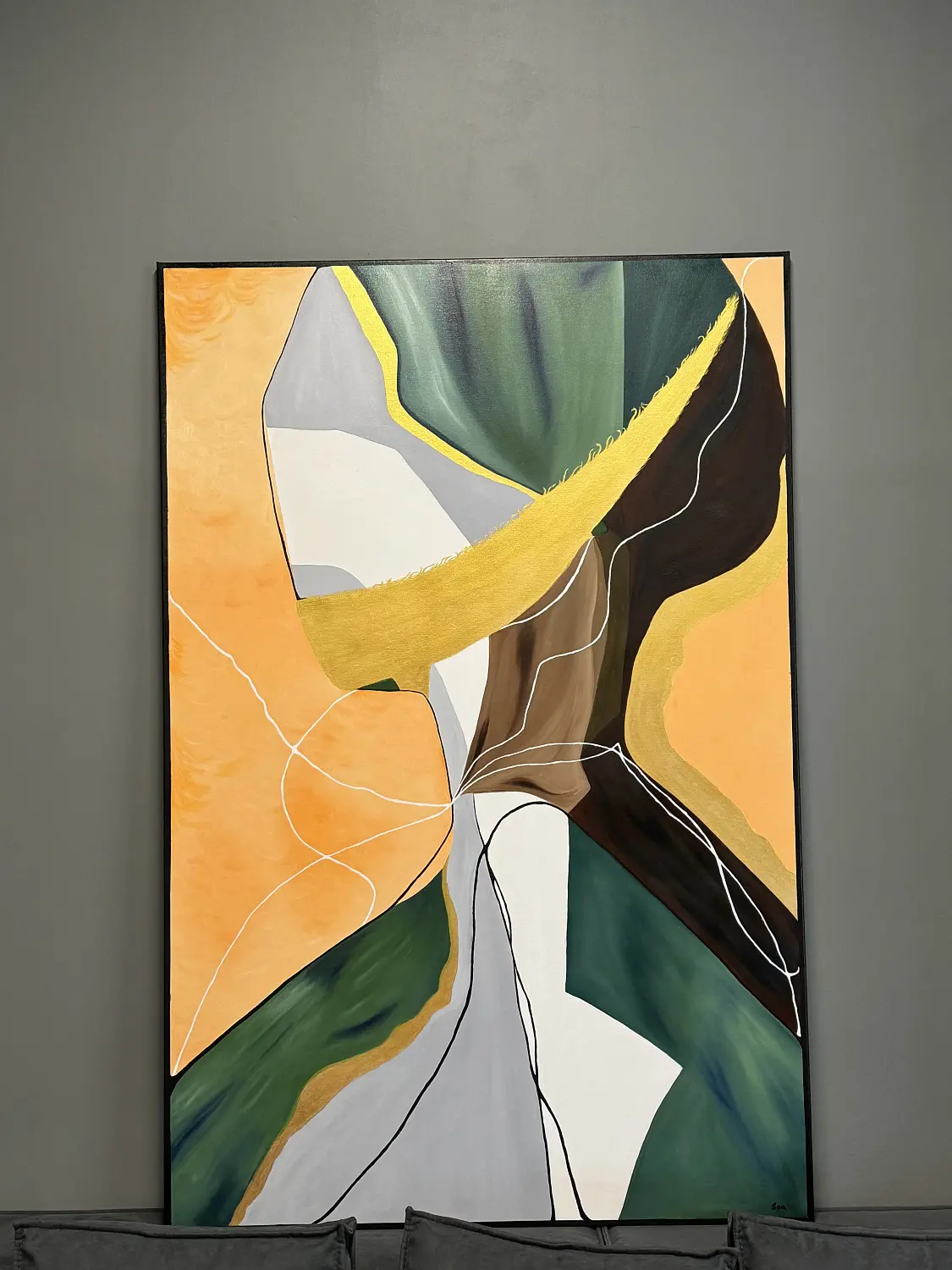 Картина текстурная "Сила. Преданность. Любовь." акрил (TM)