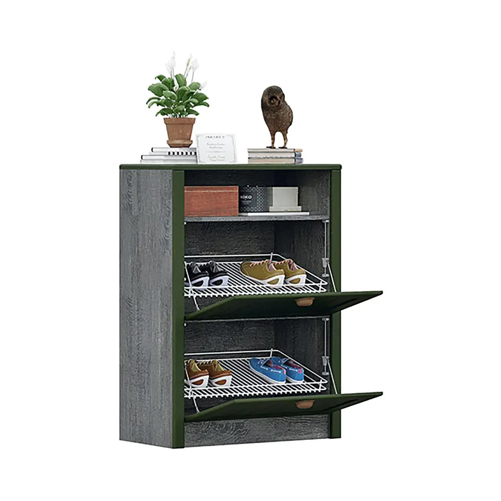 Обувница Прованс Зеленый дип (RAU) | Интернет магазин Масса Мебель