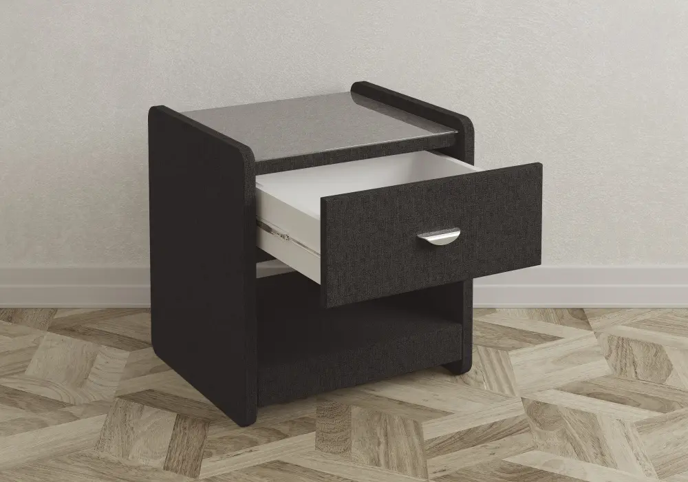 Тумба прикроватная Люкс 1 ящик  (SM) - интернет магазин Масса Мебель