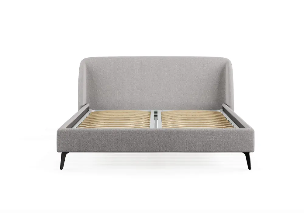 Кровать мягкая двуспальня Rosa рогожка 140/160/180 (SM) | Интернет магазин Масса Мебель