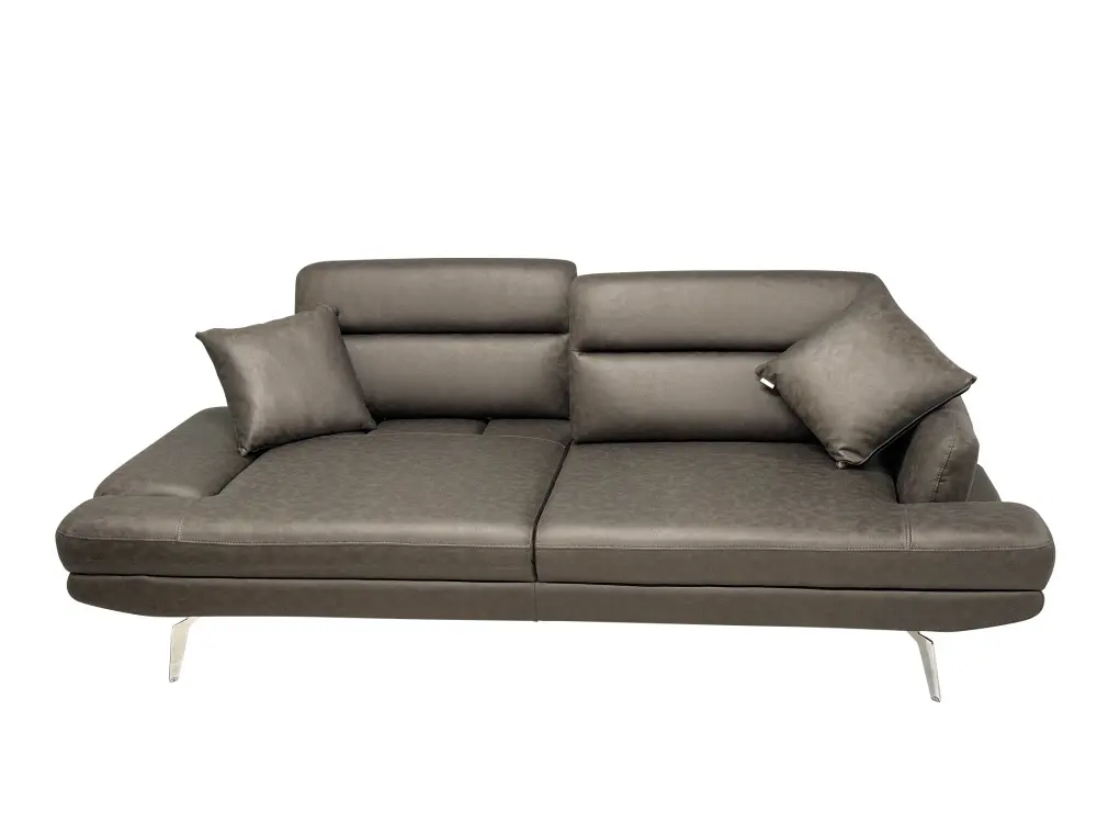 Диван прямой Fly 3 Seather (Турция) (Черный)