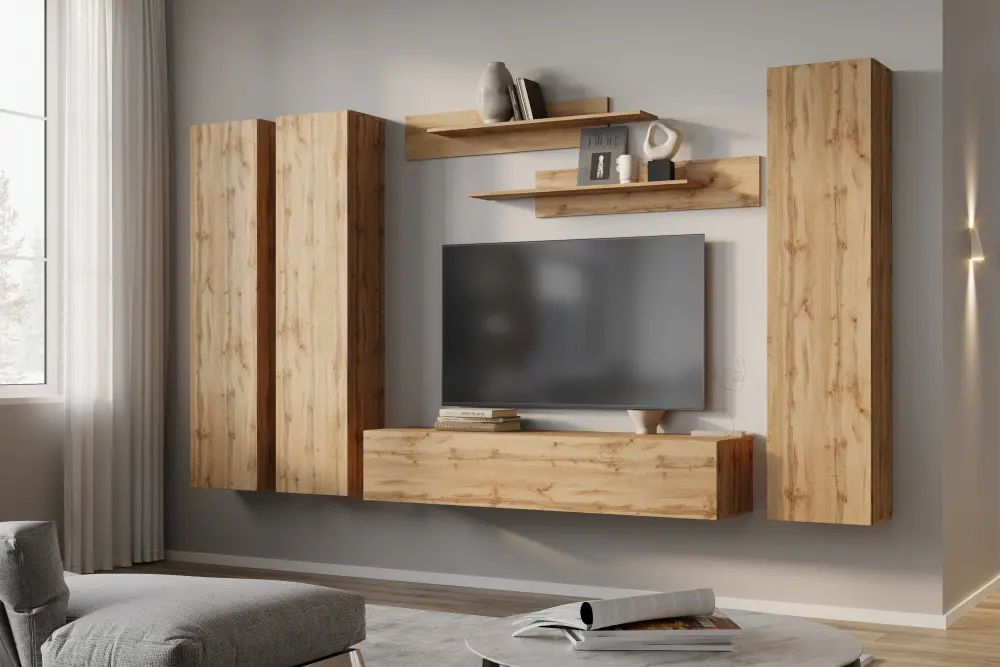 Шкаф навесной Point Т-40 Дуб вотан (NK) - интернет магазин Масса Мебель