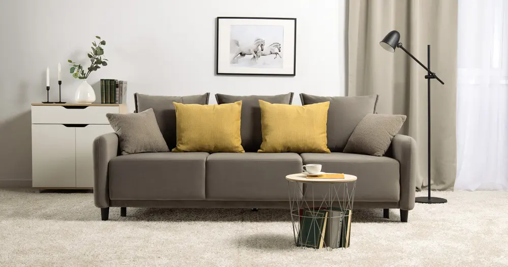 Диван прямой Дакота еврокнижка, велюр (NG) | Интернет магазин Масса Мебель