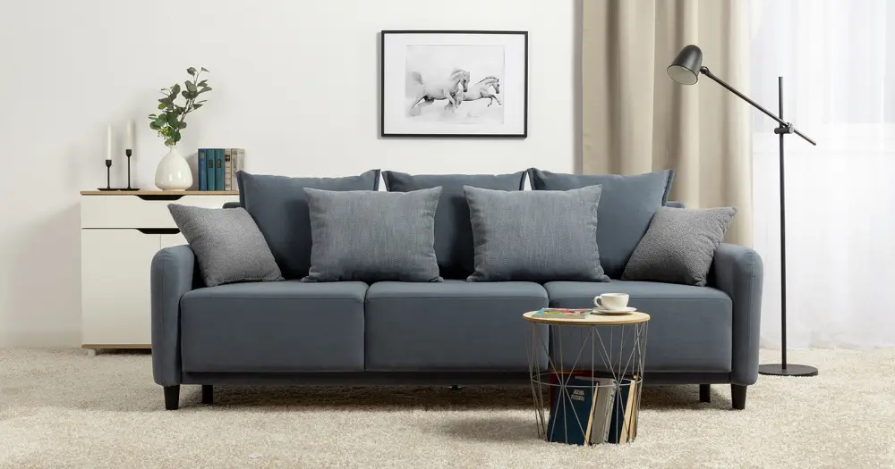 Диван прямой Дакота еврокнижка, велюр (NG) | Интернет магазин Масса Мебель