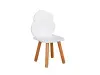 Стул "Облако" белый/ дерево ДМ002 (ANT)