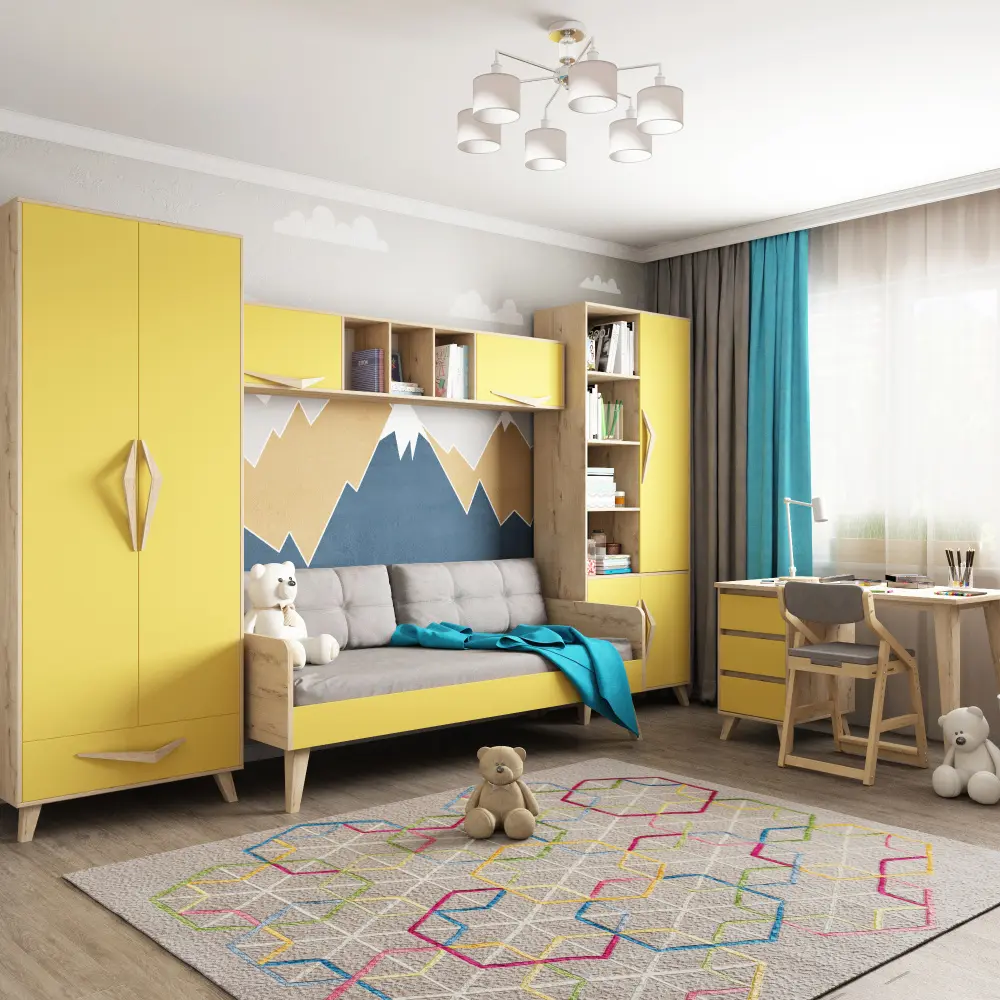 Полка Сан Леон коллекция 2+2 (POP) | Интернет магазин Масса Мебель