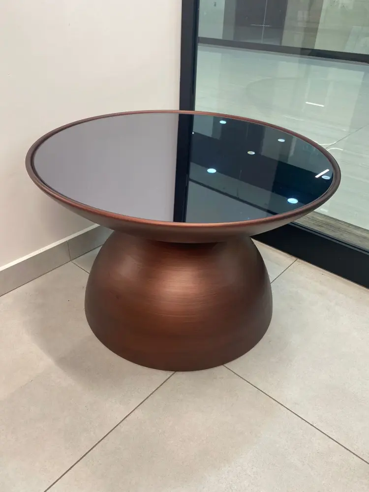 Кофейный столик Larex 639 SET D61 металл, зеркало Турция, ВЫСТАВОЧНЫЙ ОБРАЗЕЦ | Интернет магазин Масса Мебель