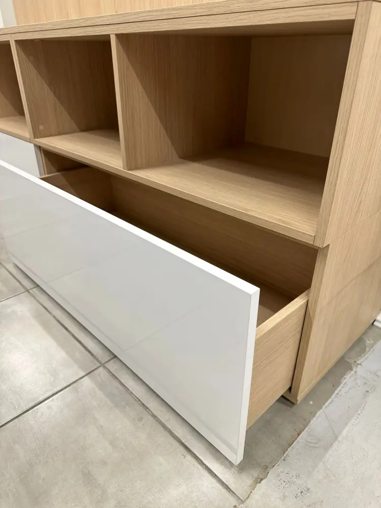 Гостиная MASSA композиция 5 с тумбой ТВ  Выставочный образец - интернет магазин Масса Мебель