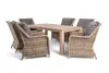 "Валенсия" обеденная группа садовая, цвет соломенный (sis)