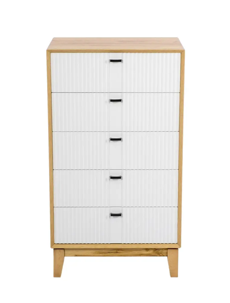 Тумба высокая Бари  (Дуб Золотой/Белый) ЛД | Интернет магазин Масса Мебель