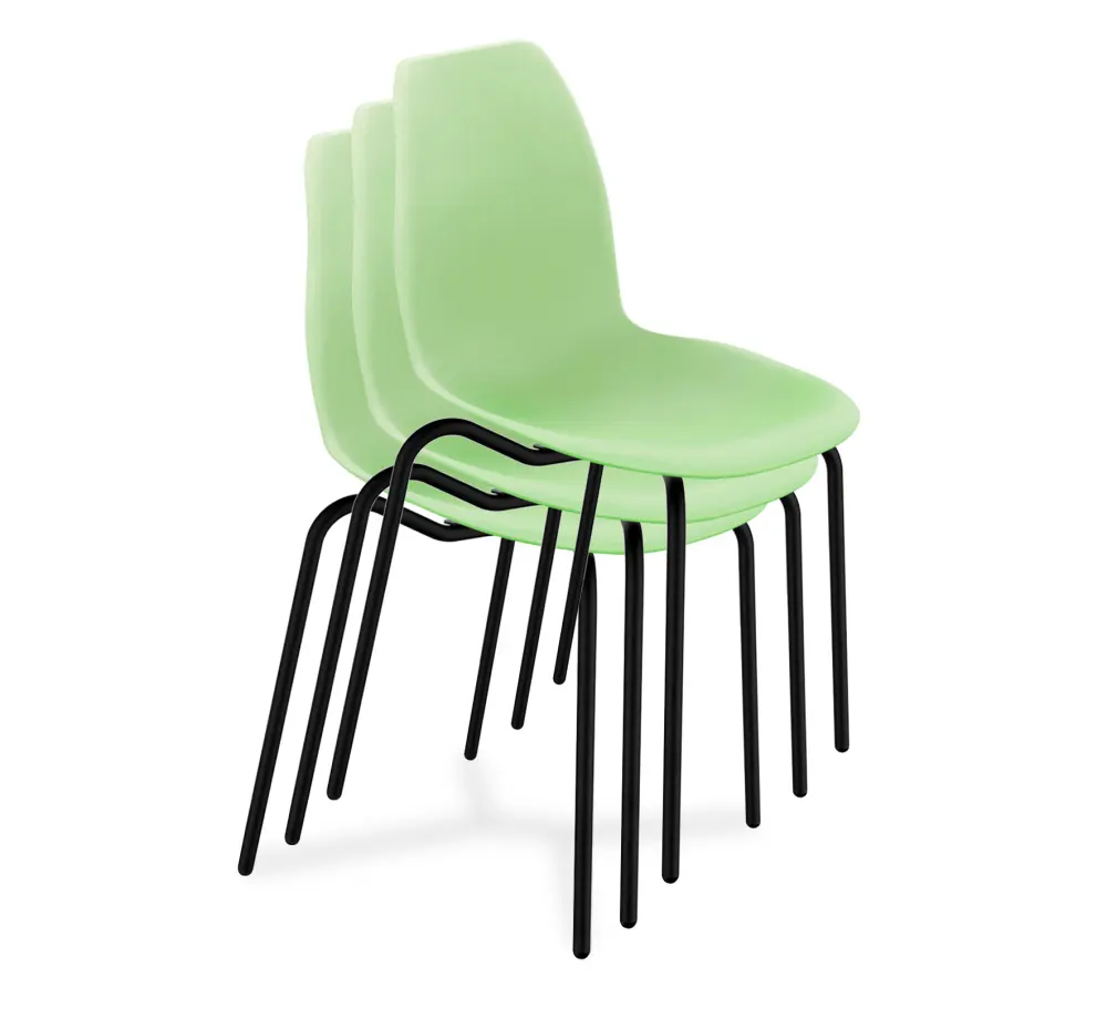 Стул SHT-ST29/S130 HD мятный / черный муар (SHF) | Интернет магазин Масса Мебель