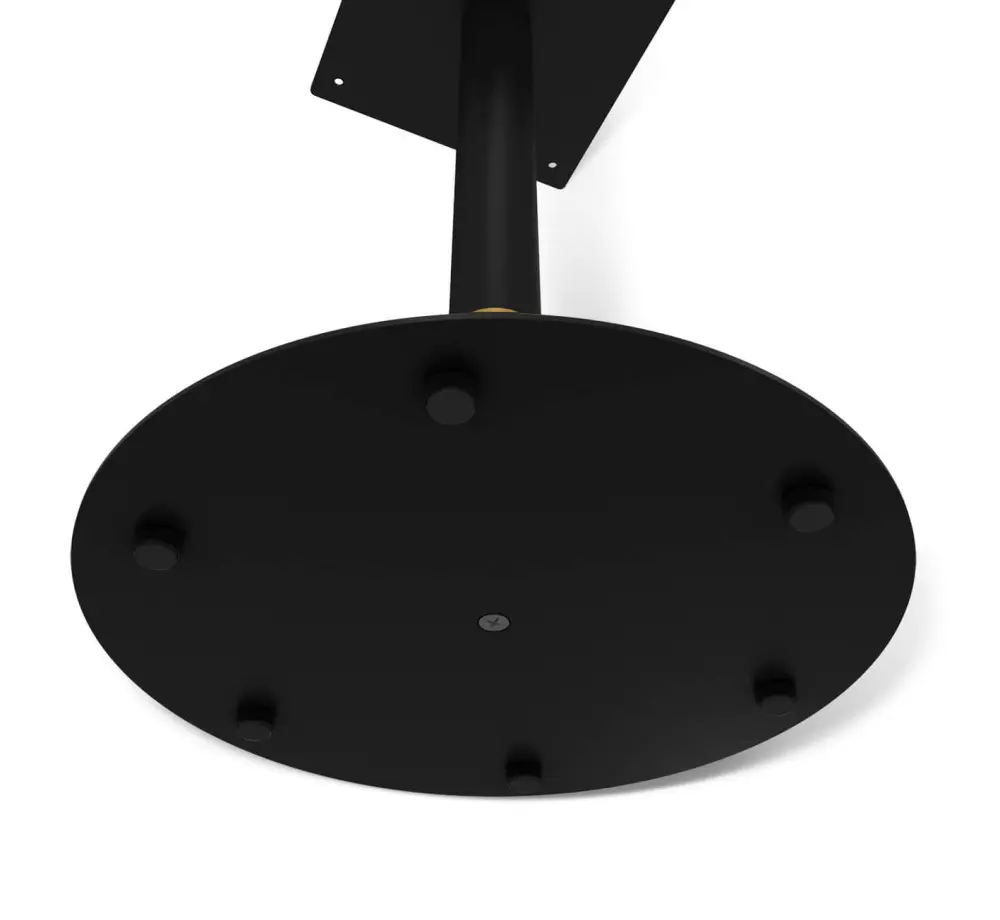 Стол обеденный круглый SHT-TU43/TT32 d-80 МДФ/стекло античный белый/черный металл/золото (SHF) снято | Интернет магазин Масса Мебель