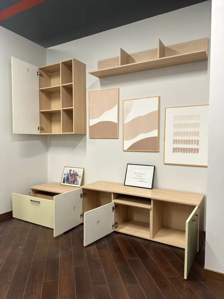 Гостиная MASSA композиция 1 Бежевый/Мятный Выставочный образец | Интернет магазин Масса Мебель